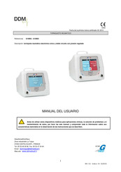 DDM G10903 Manual Del Usuario