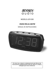 Jensen Audio JCR-208 Manual De Instrucciones