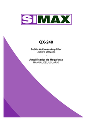 SIMAX QX-240 Manual Del Usuario