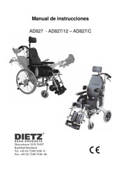 Dietz AD827/12 Manual De Instrucciones