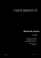 nord Electro 5d 61 Manual De Usuario