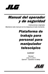 JLG 31200387 Manual Del Operador  Y De Seguridad