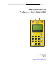 ACES SYSTEMS ProBalancer Sport 1015 Manual De Usuario