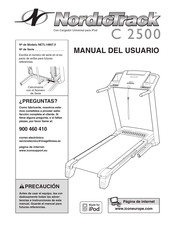 NordicTrack C 2500 Manual Del Usuario