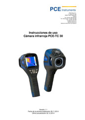 PCE Instruments PCE-TC 30 Instrucciones De Uso