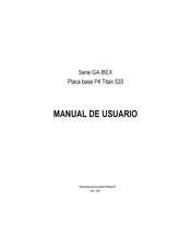 Gigabyte P4 Titan 533 GA-8IEX Serie Manual De Usuario