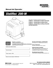 Lincoln Electric Statiflex 200-M Manual Del Operador