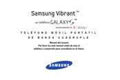 Samsung Vibrant GALAXY S Manual Del Usuario