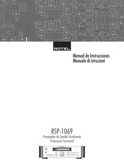 Rotel RSP-1069 Manual De Instrucciones