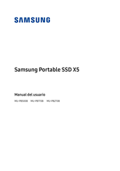 Samsung X5 Serie Manual Del Usuario