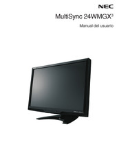 NEC MultiSync 24WMGX3 Manual Del Usuario