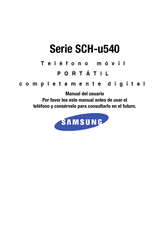 Samsung SCH-u540 Serie Manual Del Usuario