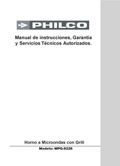 PHILCO MPG-8226 MANUAL DE INSTRUCCIONES Descargar en PDF | ManualsLib