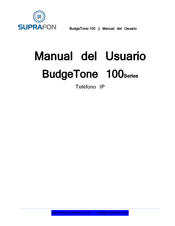 Grandstream BudgeTone 100 Serie Manual Del Usuario