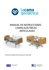 LaCamaGeriatrica camas eléctricas articuladas Manual De Instrucciones