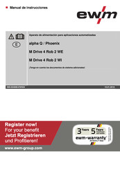 EWM M Drive 4 Rob 2 WE Manual De Instrucciones