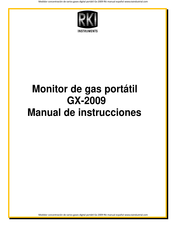 RKI Instruments GX-2009 Manual De Instrucciones