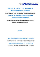 Dynatech D-BOX X5 Instrucciones De Uso Y Manutención