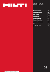 Hilti DD 130 Manual De Instrucciones