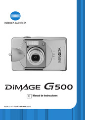 Konica Minolta DIMAGE G500 Manual De Instrucciones