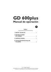 GRANULDISK GD 600plus Instruccionesde Manejo