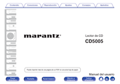 Marantz CD5005 Manual Del Usuario