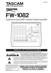 Tascam FRONTIER FW-1082 Manual De Instrucciones