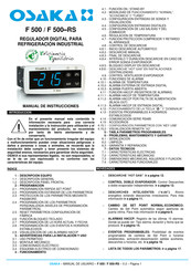 Osaka F 500-RS Manual De Instrucciones