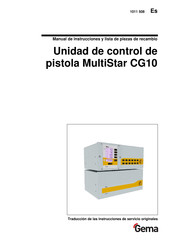 Gema MultiStar CG10 Manual De Instrucciones