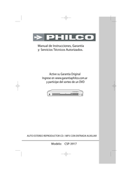 Philco CSP-3917 Manual De Instrucciones