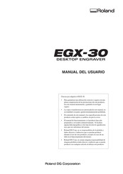 Roland EGX-30 Manual Del Usuario