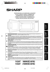 Sharp R-25AT Manual De Instrucciones