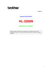 Brother HL-3260N Manual Del Usuario