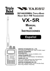 Yaesu VX-5R Manual De Instrucciones