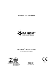 Fanem BILITRON 3006 BTI Manual Del Usuario