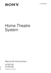 Sony HT-SF100 Manual De Instrucciones