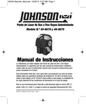 Johnson Level & Tool 40-6670 Manual De Instrucciones