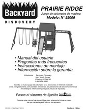 Backyard Discovery PRAIRIE RIDGE 55006 Manual Del Usuario