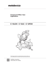 Metabo HPT C 12LCH Instrucciones De Manejo