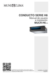 mundoclima MUCR-H6 Manual De Usuario