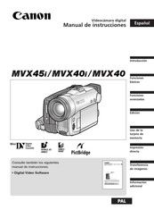 Canon MVX40i Manual De Instrucciones