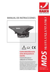 Rauch MDS 12.1 Manual De Instrucciones