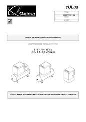 Quincy Compressor cULus 3 CV Manual De Instrucciones