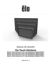 Elo Touch Solutions ET4201L Manual De Usuario