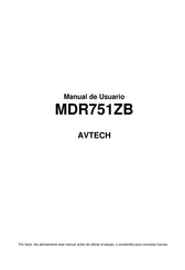 Avtech MDR751ZB Manual De Usuario