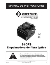 Textron Company GREENLEE 910FS Manual De Instrucciones