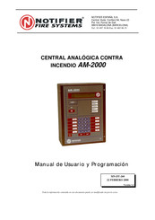 Notifier AM-2000 Manual De Usuario