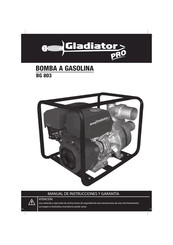 Gladiator PRO BG 803 Manual De Instrucciones