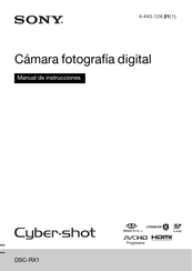 Sony Cyber-shot DSC-RX1R Manual De Instrucciones