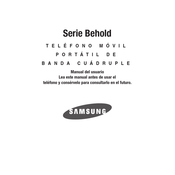 Samsung Behold Serie Manual Del Usuario